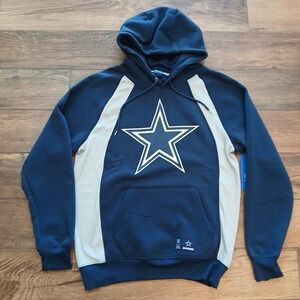 Dallas Cowboys Hoodie Mens Medium Navy Blue Ultra Game NFL Sweatshirt Pullover